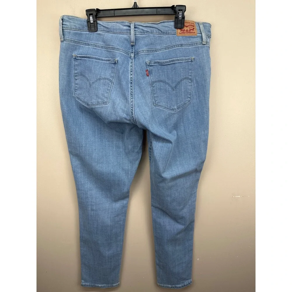 Levis 311 Shaping Skinny Jeans Womens‎ 33 Light Wash Blue Denim Stretch